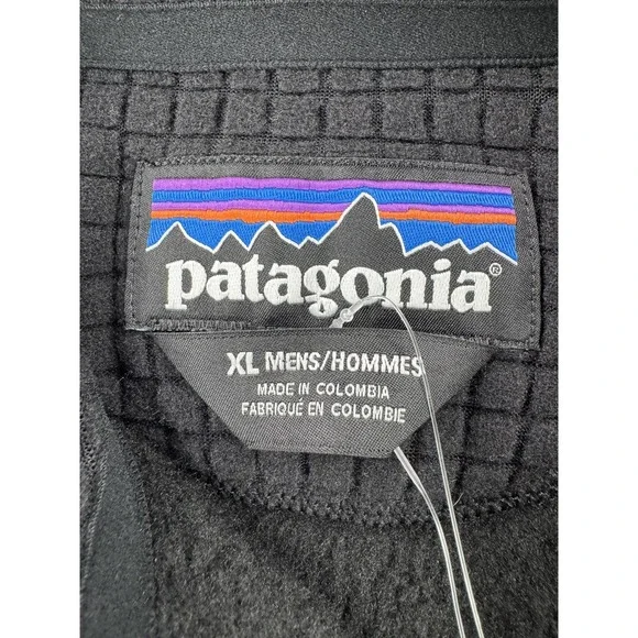 Patagonia Jacket Mens XL Black R2 Slim Fit Polartec Pro Fleece Full Zip STY25138 - Picture 13 of 14